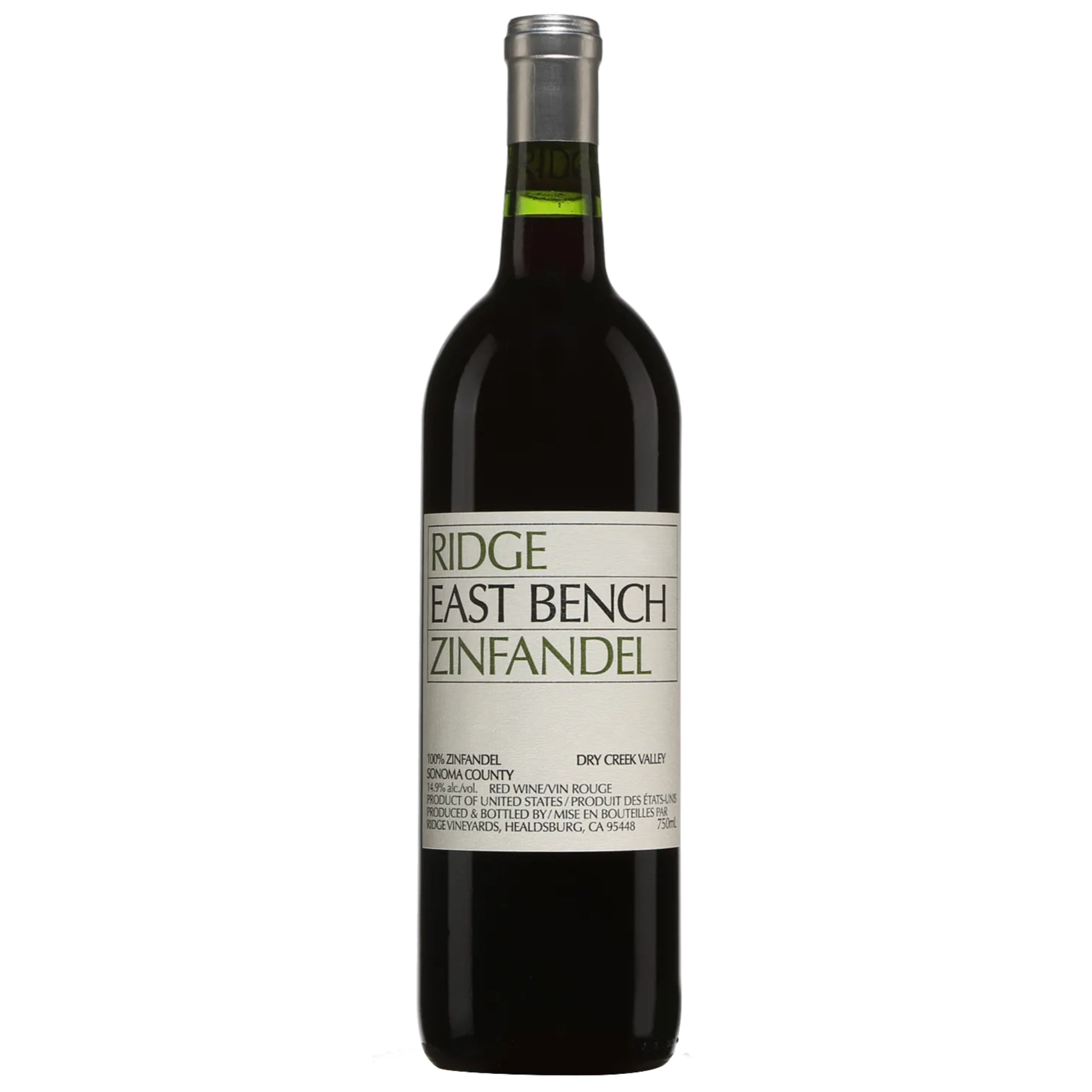 East Bench Zinfandel, Ridge vinyards , 2020 - Secret Cellar